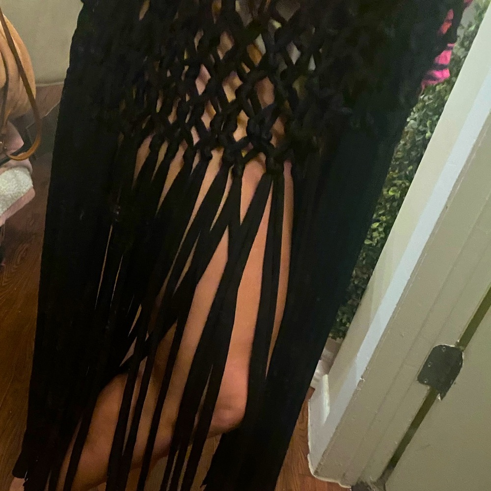 Black Pareo beachwear